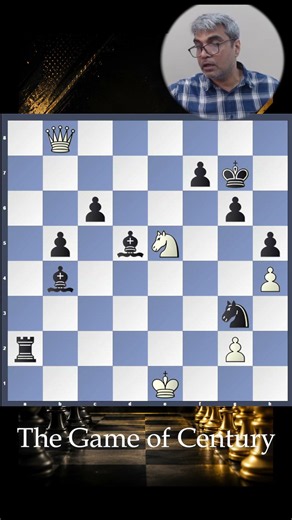 The Game of Century #chess #fischer #chessanalysis #puzzle #vintagechess