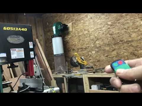 Hung the new Grizzly G0944 - 1-1/2 HP Wall-Mount Dust Collector with Canister Filter