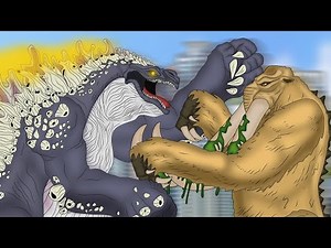 WHALE GODZILLA vs BEHEMOTH | EPIC BATTLE!! | godzilla animation : PiKKY GODZILLA