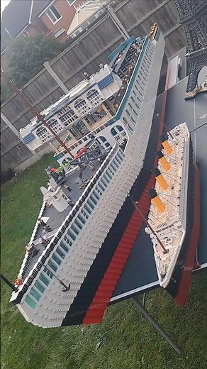 MASSIVE LEGO TITANIC MOC 360 #lego #titanic