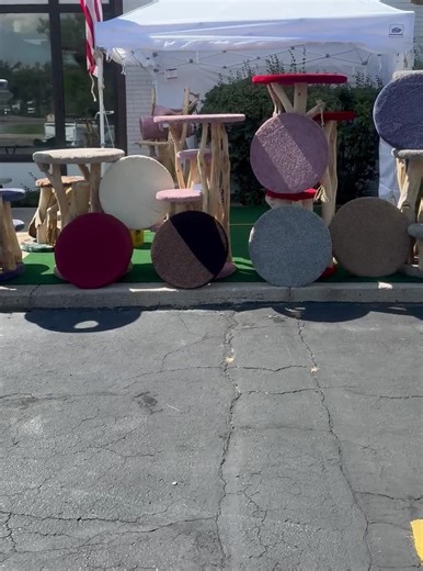 A Unique One of a Kind Cat Tree Made From Natural Wood, Plywood, Various Carpet Colors, and Sisal Rope. Made to Order to Fit Your Needs. - Etsy