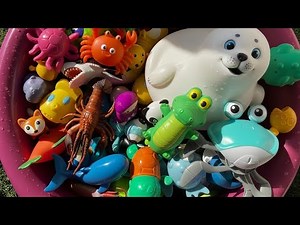 OCEAN ANIMALS: Names & Facts with Toys | Amazing Sea Creatures – Learning for Preschoolers