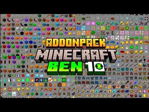 This is the best Ben 10 add-on pack for Minecraft PE 26.13, the most realistic.