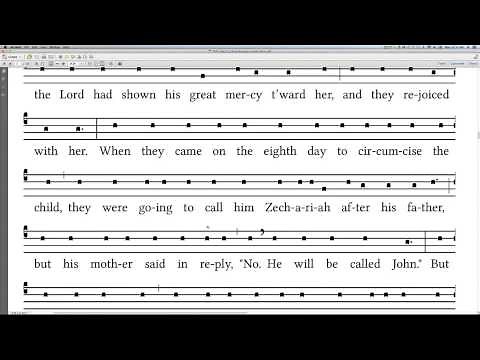 How To Chant The Gospel In English (Catholic Mass, Readings, Instruction)