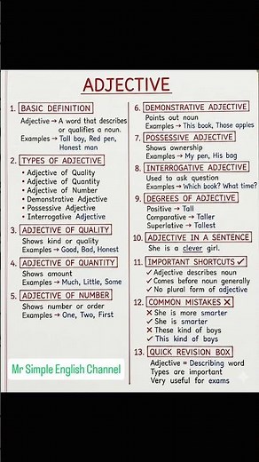 How to Use ADJECTIVES Better (Writing Tips) | 8 BEST Tips for Students