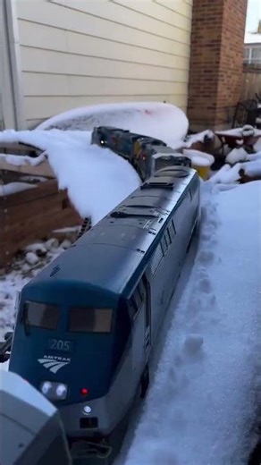 ​RC Train Winter Challenge! l remote control train #ytshorts #train #rccars #winter
