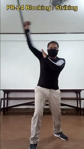 Pr-24 Blocking and Striking #pr-24 #tonfa #selfdefense #martialarts #fypシ #viralvideo #tutorial
