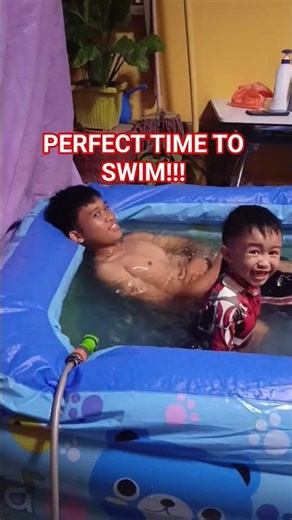 Setting up this inflatable pool at the garage. #swimmingpool #swimming #shorts