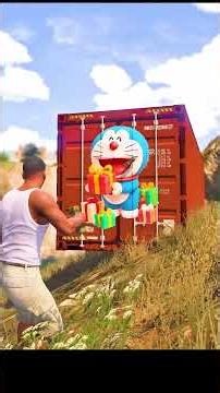 GTA 5 : Doraemon & Shinchan🤣 Found Alien in Container👽👽 #gta5 #gta5shorts #gta5hindi