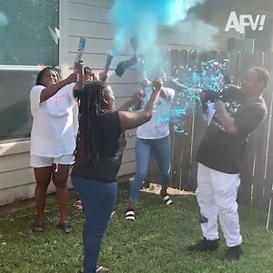 2.3M views · 16K reactions | Quick question: do gender reveal parties ever go as planned? 樂 | America's Funniest Home Videos | Facebook