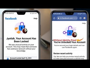 Unlock Your Locked Account Without identity | Solve Your Account Has Been Locked Facebook Without id