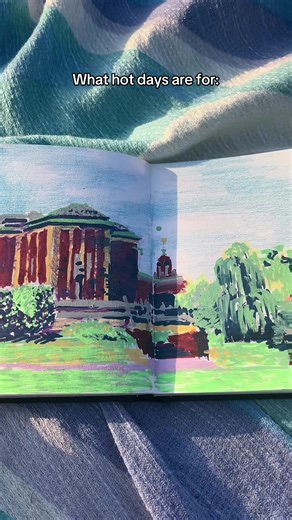 I don’t post sketches but this one was quite fun #voorjou #tik_tok #rotterdam #museumpark #smallbusiness