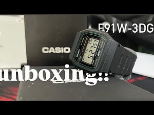 Unboxing the Casio F-91W 3DG! Best Budget Retro Watch?