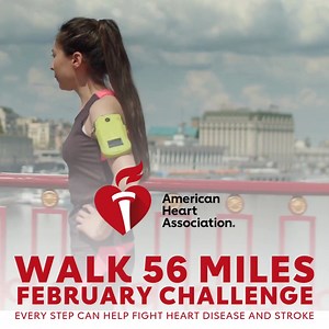 1.1M views · 3K reactions | Walk 2 miles a day in Heart Month. Lace...
