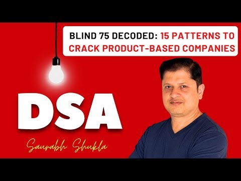 DSA PATTERN MASTERY – LIVE SESSION | Crack FAANG Companies