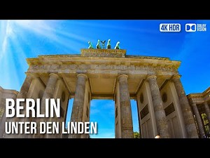 Berlin - Brandenburger Tor, Unter Den Linden - 🇩🇪 Germany [4K HDR] Walking Tour