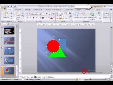 Powerpoint Präsentation Tutorial Deutsch Reihenfolge bestimmen