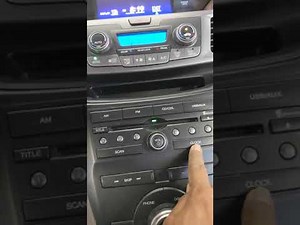 Como Activar 2013 Honda Odyssey EX prender el radio sin código y ajustar el reloj
