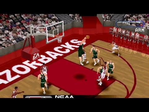 NCAA CPU Game: Hawaii vs. Arkansas | NCAA March Madness 2001 (PS1)