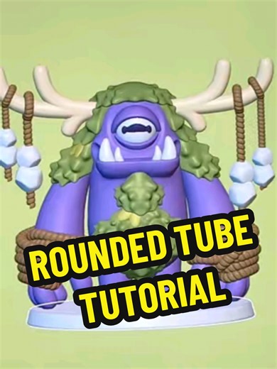 Nomad Sculpt: Fast Round Shapes with Tube Tool