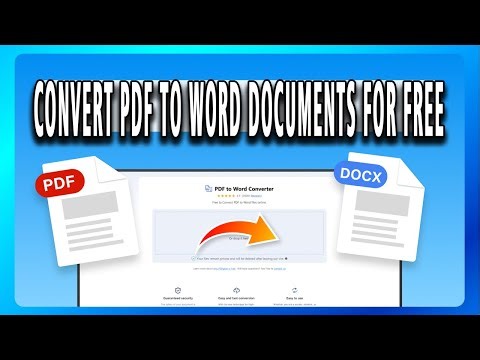 How to convert PDF to Word documents for free