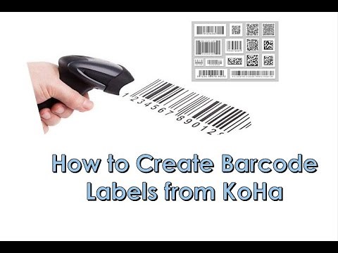 How to Create Barcode Labels from KoHa - Wednesday Minutes