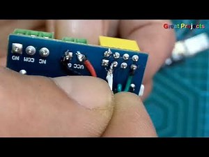 ESP01 01S RELAY MODULE And Fingerprint Sensor