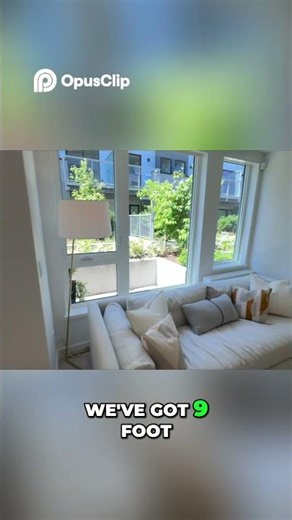 Tour This Modern Apartment With 9 Foot Ceilings & Huge Windows!