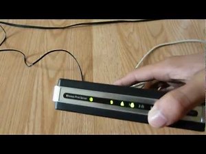How To Setup A D-Link DPR-1260 Multifunction Rangebooster G USB Print Server