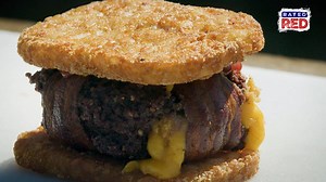 577K views · 4.1K reactions | Alabama Boss fries up a bacon cheeseburger, on this episode of "Deep Fried" | Rated Red | Facebook