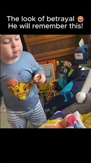 He gave the death stare 😂