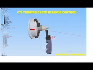 CNC TURNING CYCLE! FANUC G71 TURNING CYCLE! CNC PROGRAMMING! CNC LATHE! SWANSOFT CNC!