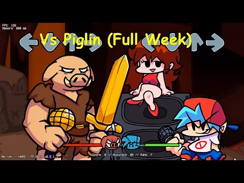 Vs Piglin Full Week - Friday Night Funkin Mod