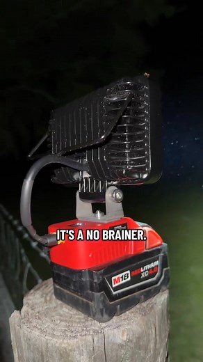 ⚡ Tired of dim work lights that die halfway through the job? Meet the Cordless LED Work Light — fully compatible with Milwaukee batteries, so you get powerful, long-lasting brightness anywhere. 💡 Ultra-bright illumination for late-night jobs 🔋 Works with your existing Milwaukee battery pack 🧰 Rugged and portable — built for work sites, garages, or outdoor use 🌲 Perfect for camping, hunting, or emergency backup lighting Stop working in the dark. Take light — and power — wherever you go. #ledl