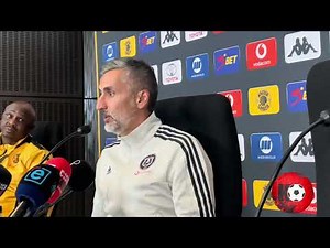 Riveiro Talks Beating Chiefs | Nedbank Cup Final | Equaling Stuart Baxter Record