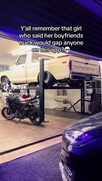 Tell your boyfriend to race this lil work truck #f100 #racetruck #proc...