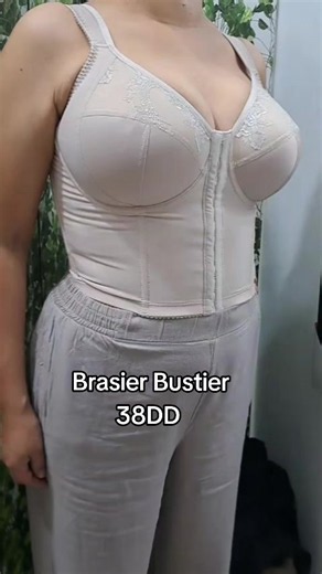 Brasier bustier largo 38DD con corrector de postura — pedido personalizado