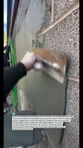 Smooth Wall Plastering Like a Pro! #construction #plastering #DIY
