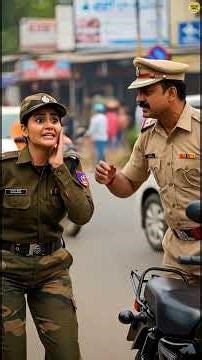 When Power Meets Courage 💥 Brave Army vs Corrupt Officer #army #inspector #ips