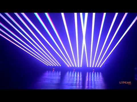Moving Laser Spider RGB 6 eye full colour moving head laser bar from guang zhou LYPEAK
