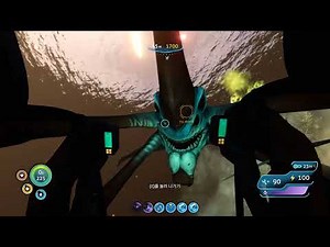 서브노티카 프론슈트 사신 레비아탄 잡기 / Subnautica To Kill a Reaper Leviathan w/ Prawn suit