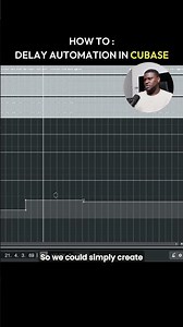 How to use Delay automation in cubase
