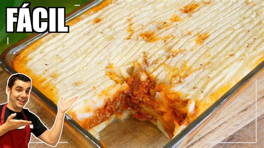 El pastel de carne más fácil y rico con patata o papa