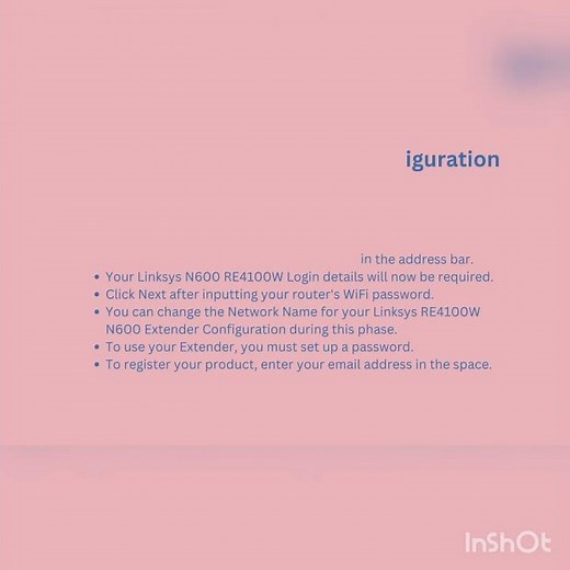 Linksys RE4100W Extender Setup