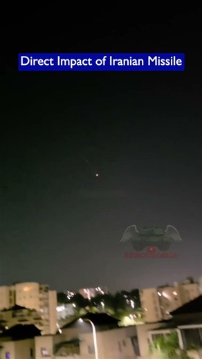 Iranian Ballistic Missile Slips Through Air Defenses and Hits Target!!