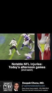 Notable #NFL injuries in the 2nd batch of afternoon games: #Raiders Jakobi Meyers: posturing = high riskfor concussion. If concussed, odds slightly favor out Wk 2, return Wk 3 #Packers Aaron Jones: Stretching on sideline suggests mild hamstring strain. Lean towards playing Wk 3 but w/~15% re-injury risk. #Colts Anthony Richardson: likely left knee contusion. Monitor swelling, unlikely to miss playing time. #Medspiration Data analytics powered by @sportsmedanalytics #FantasyFootball #NFLnews#jako
