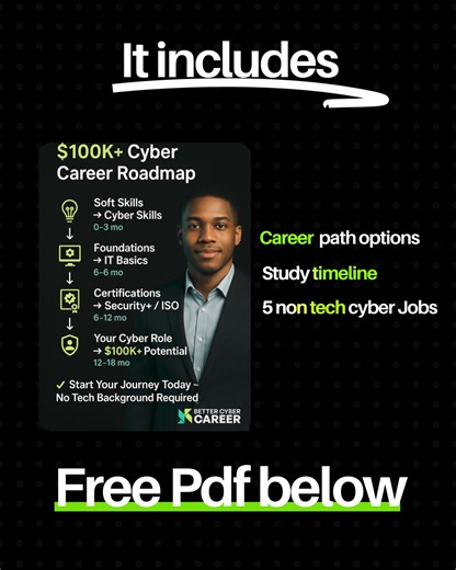 🫵🏽Want a High-Paying Cybersecurity Job but Don’t Know Where to Start? Learn the exact steps to land a 6-figure cybersecurity career — even if you have no prior experience, degree, or tech background. ✅ Discover the fastest path into cybersecurity ✅ Learn what top companies are really looking for ✅ Find out how complete beginners are landing 6-figure roles ✅ Get a personalized action plan to start your journey ⏳ Spots are limited — take the first step toward your dream career today. 👉 Click be