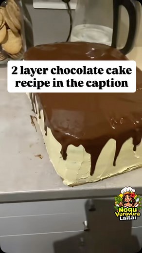 2K views · 1.7K reactions | Chocolate Layer Cake with Cream Filling &...