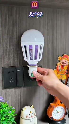 Trap Mosquito's With This Unique Light Bulb And Gives Lighting #ytshorts #trendingshorts #viral
