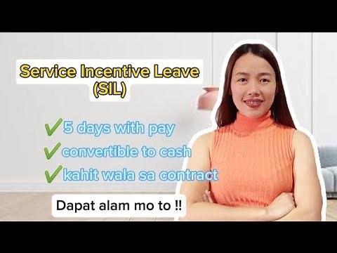 Service Incentive Leave 5 days with Pay for Employees